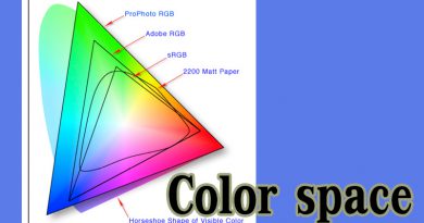ขอบเขตสี ในการถ่ายภาพ ( Color Space) ขอบเขตสี