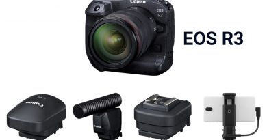 <strong>แคนนอน เปิดตัว Canon EOS R3<br>ที่สุดแห่งเทคโนโลยีบนกล้องมิเรอร์เลสฟูลเฟรมมาพร้อมอุปกรณ์เสริม</strong> canon r3